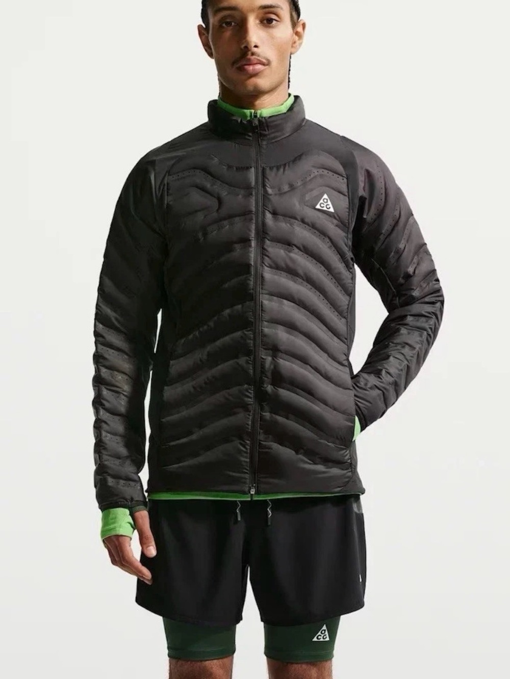 Nike ACG Men's Black Quilted Insulated Jacket Black